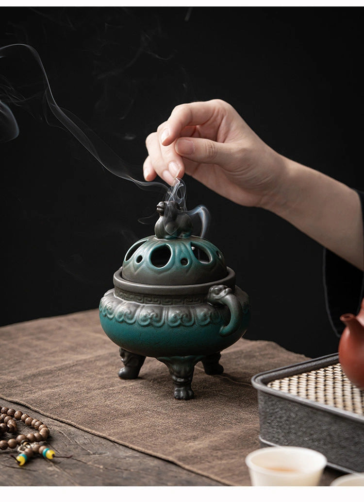 Three-Legged Guardian Incense Burner - Eastern Aura product image 23
