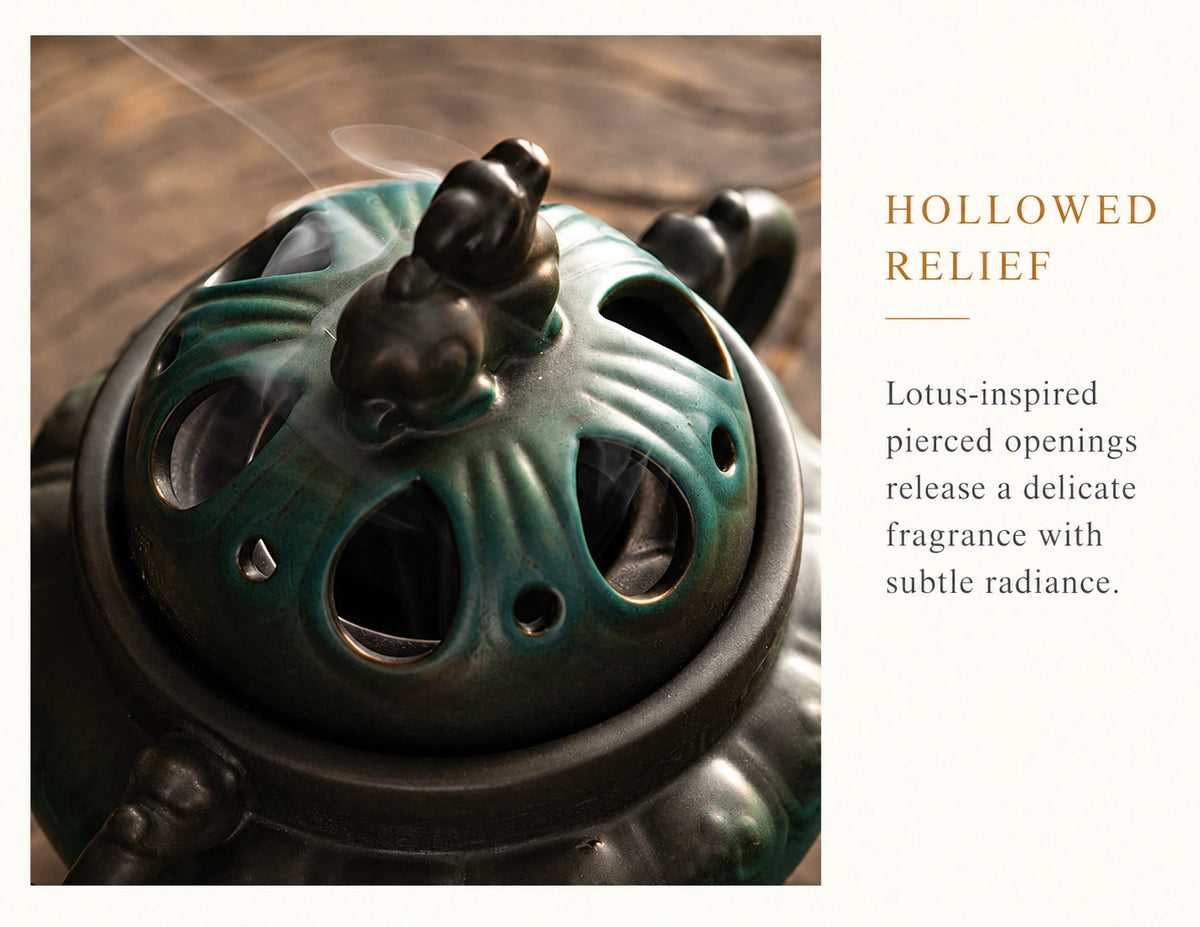 Three-Legged Guardian Incense Burner - Eastern Aura product image 24