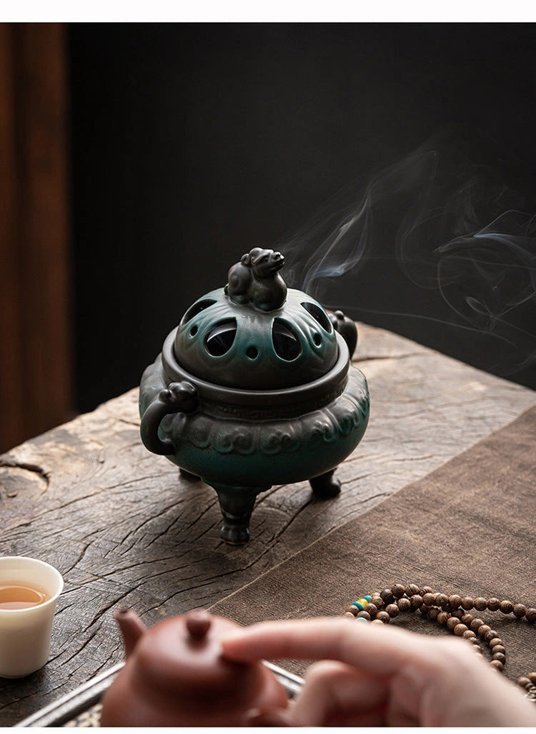Three-Legged Guardian Incense Burner - Eastern Aura product image 26