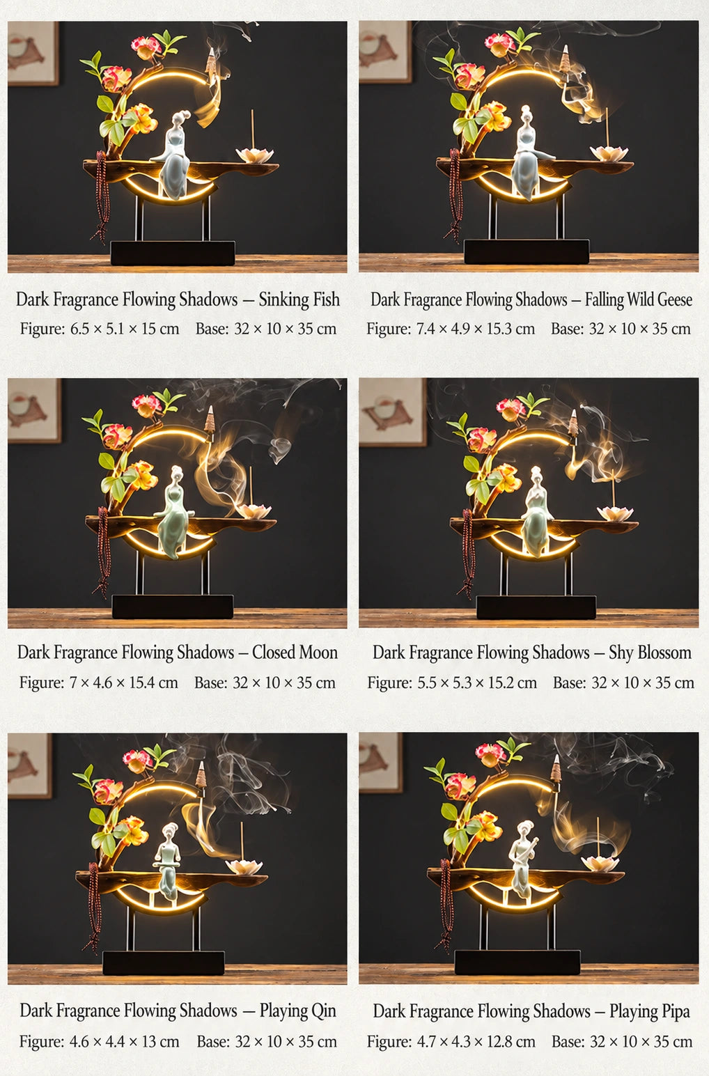 Luminous Ring Backflow Incense Burner - Eastern Aura product image 26