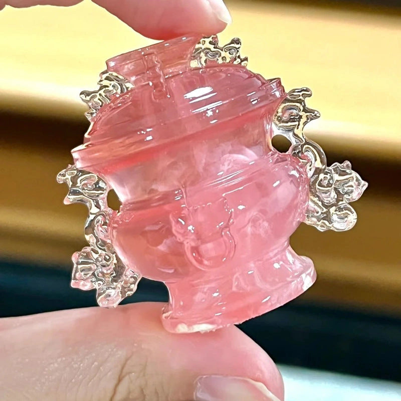 Pomegranate Stone Incense Burner Art Magnet - Eastern Aura detail image 2
