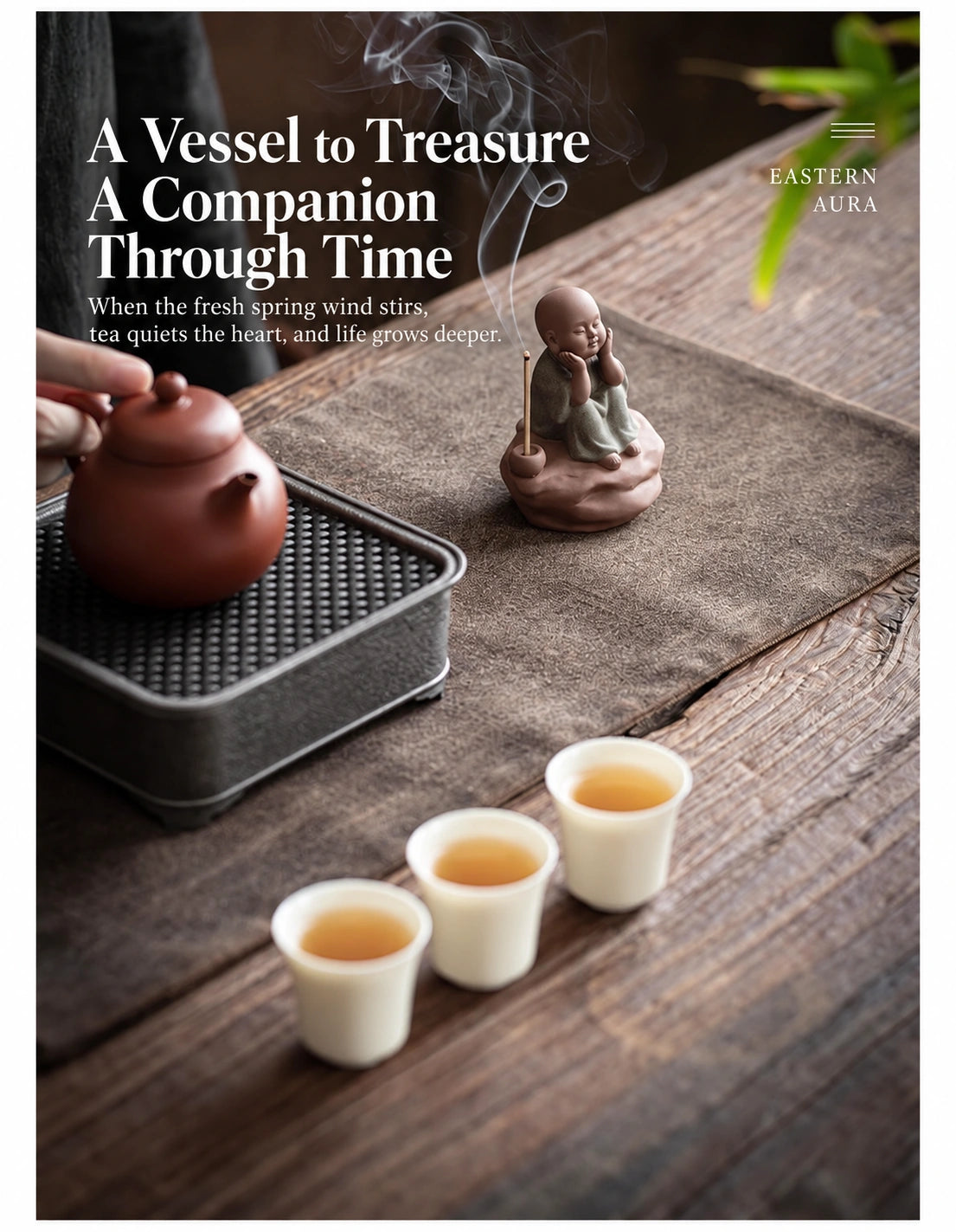 Little Monk Incense Holder Sculpture - Eastern Aura product image 31