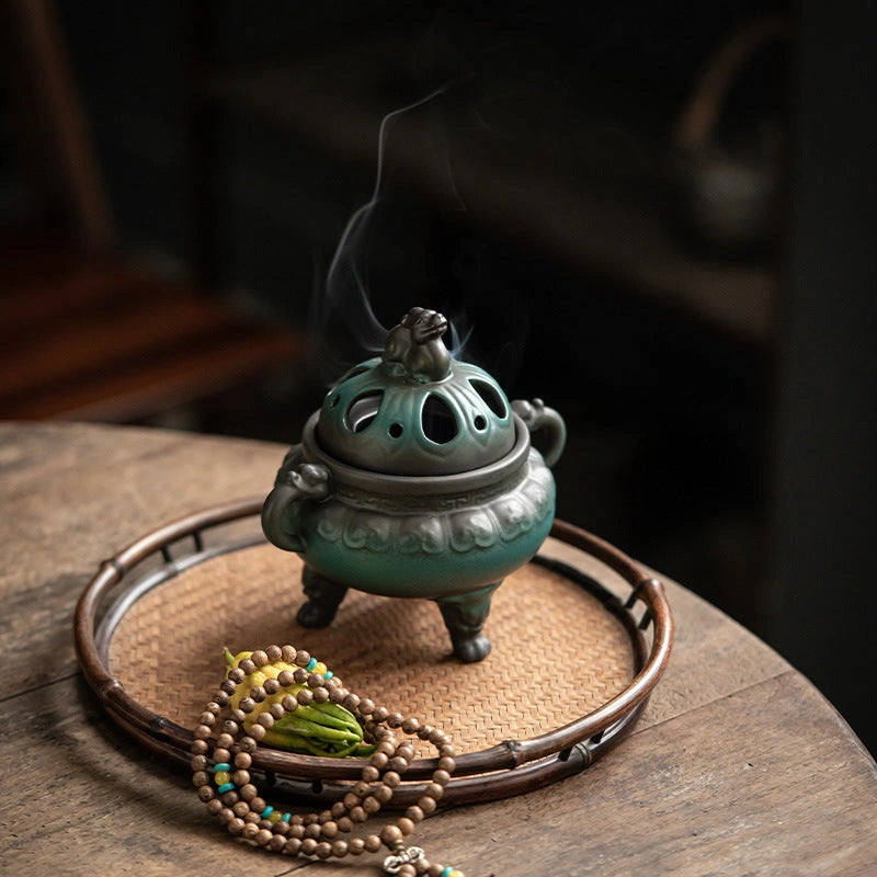 Three-Legged Guardian Incense Burner - Eastern Aura product image 3