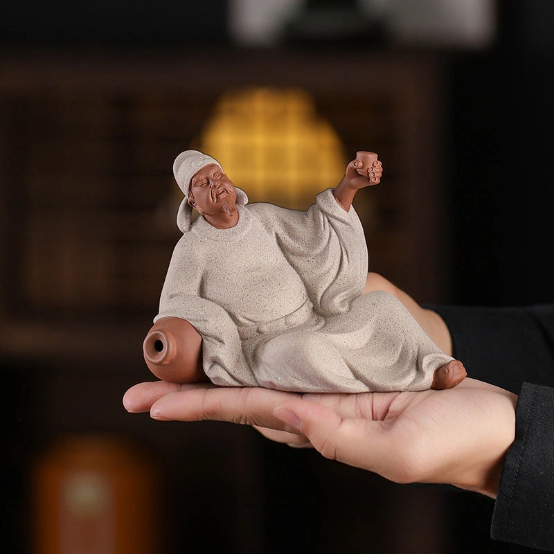 Laozi Contemplative Ceramic Figure - Eastern Aura product image 3