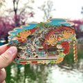 Riverside Scene at Qingming Festival Enamel Art Magnet - Eastern Aura product image 4