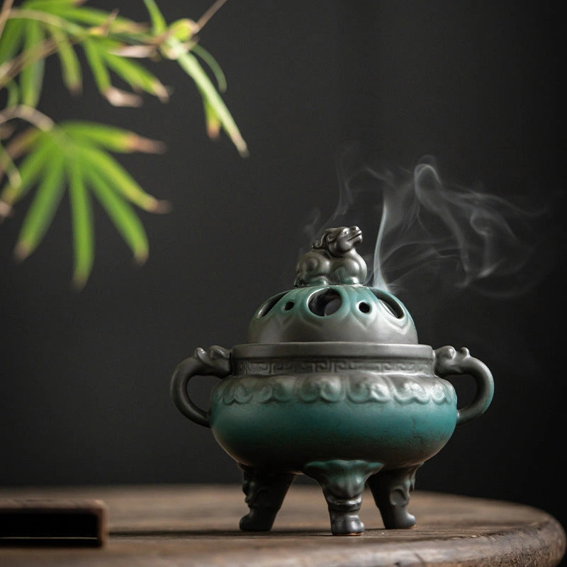 Three-Legged Guardian Incense Burner - Eastern Aura product image 4