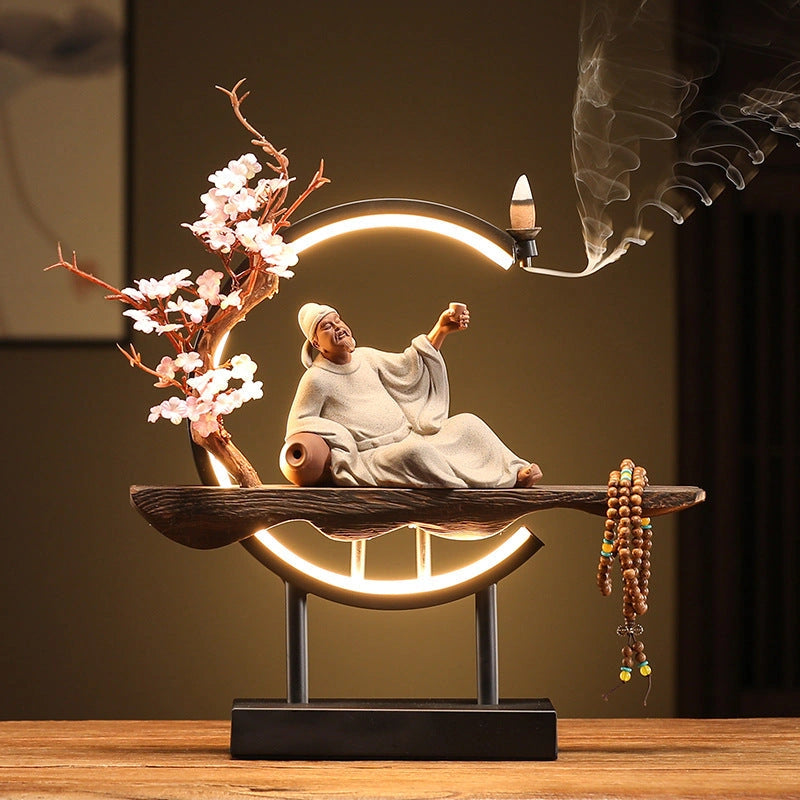 Laozi Contemplative Ceramic Figure - Eastern Aura product image 4