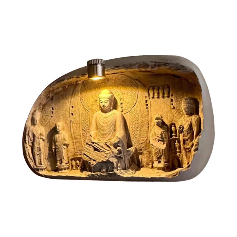 Longmen Grottoes Luminous Relief Art Magnet - Eastern Aura product image 5