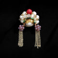 Pearl & Crystal Opera Brooch - Eastern Aura product image 6