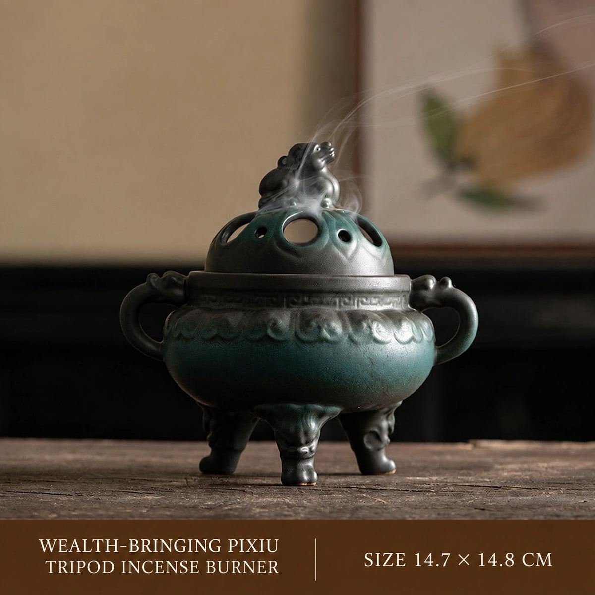 Three-Legged Guardian Incense Burner - Eastern Aura product image 7